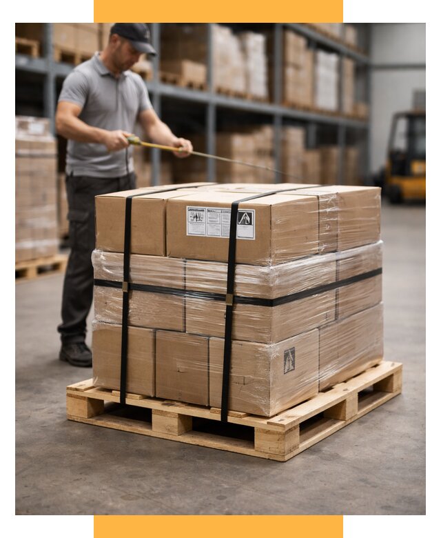 Упаковка и паллетирование грузов от 3573 р. | СетСервис-Кра