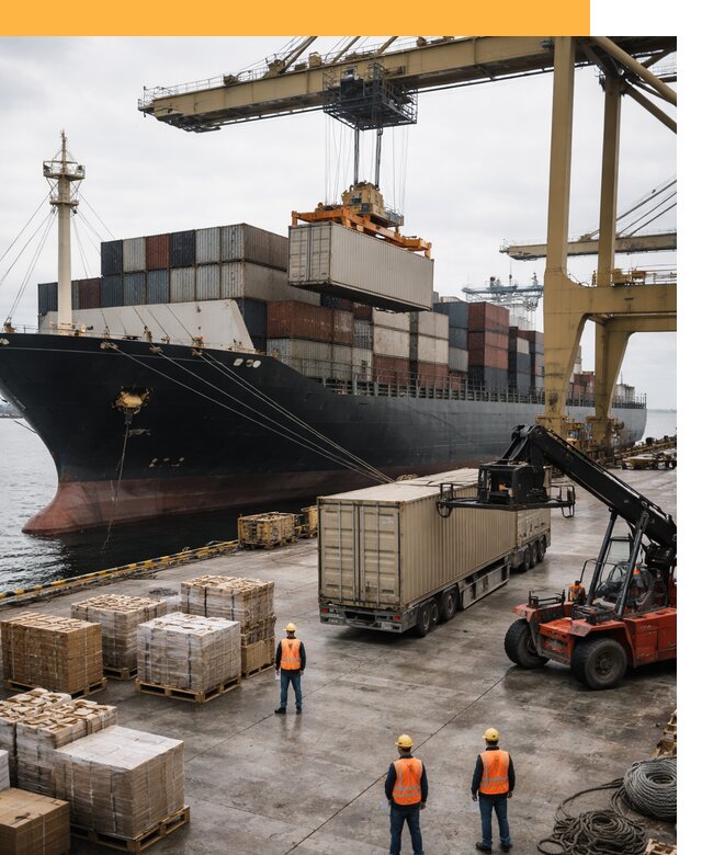 Морские перевозки из Индии: доставка FCL/LCL, таможня от 122508