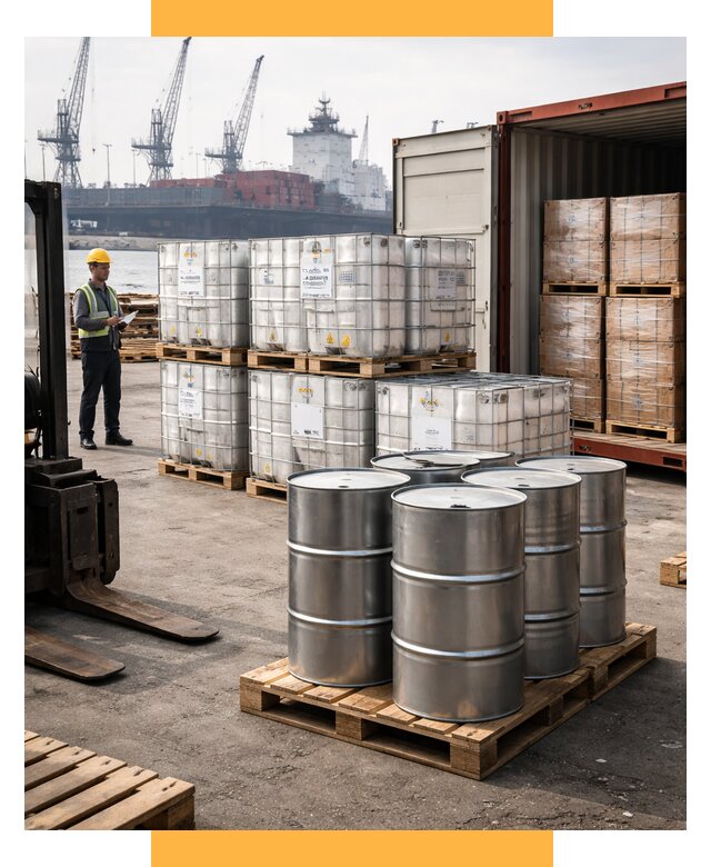 Доставка химического сырья из Индии от 255225 р. | СетСервис-Кра