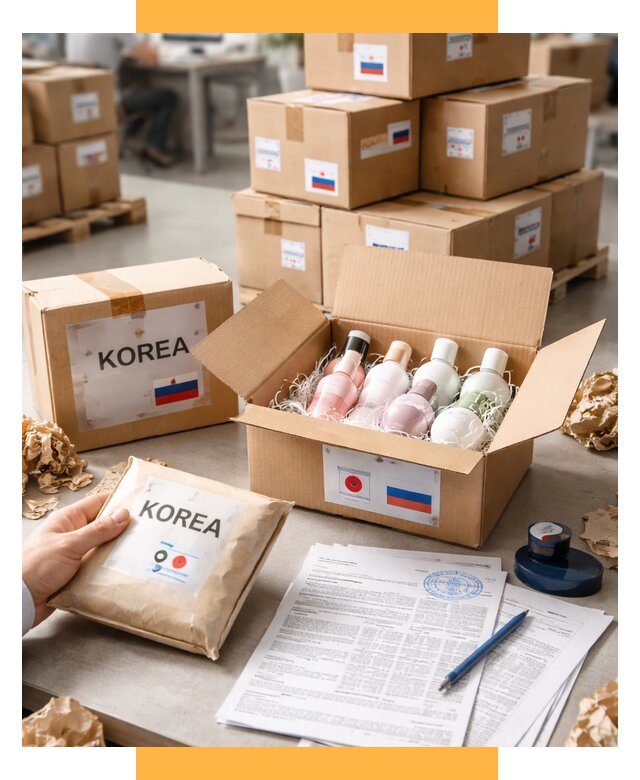 Доставка косметики из Кореи от 8678 р. под ключ | СетСервис-Кра