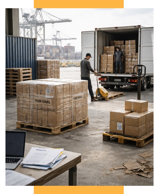 Доставка грузов из Израиля от 15314 р., логистика от СетСервис-Кра