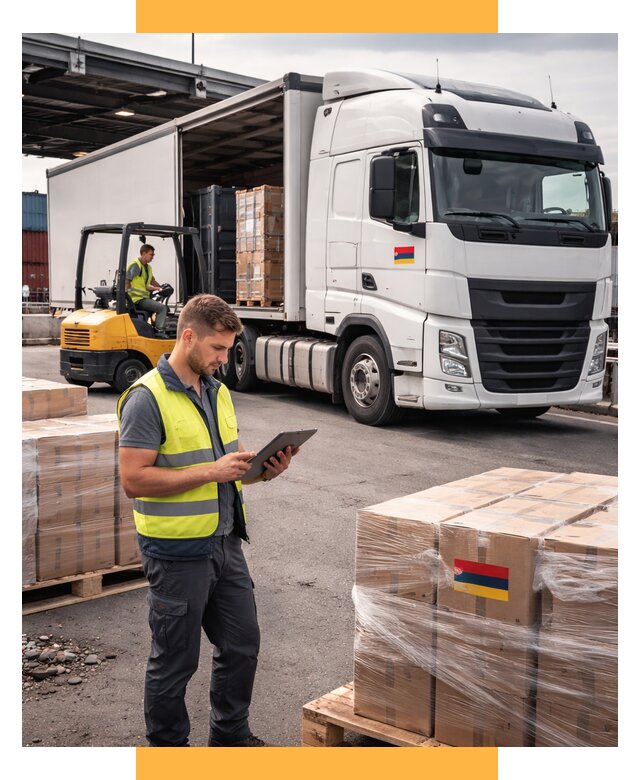 Автоперевозки из Армении от 96986 р. — услуги СетСервис-Кра