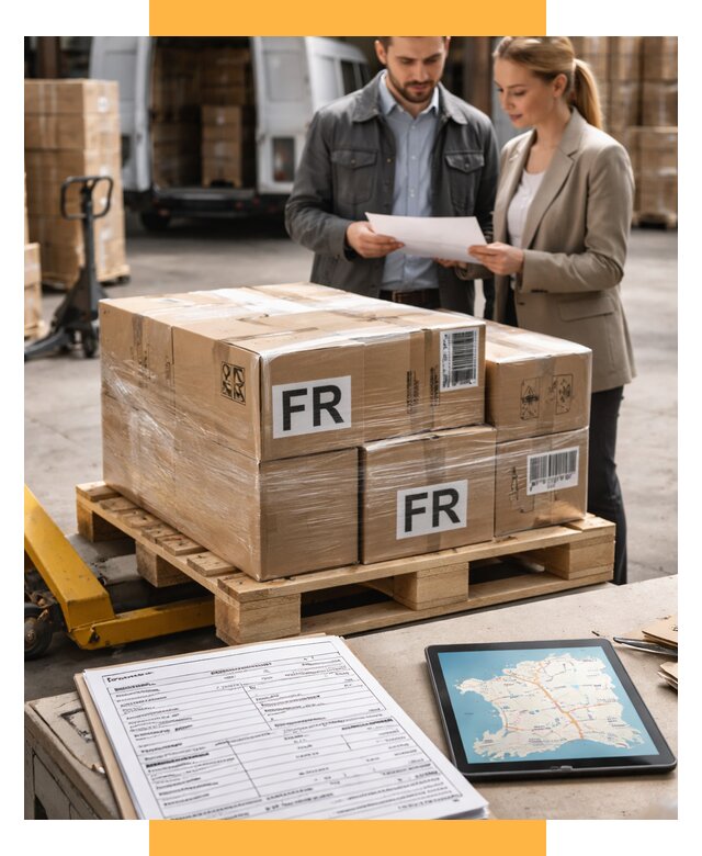 Доставка грузов в Францию от 25523 р., логистика СетСервис-Кра