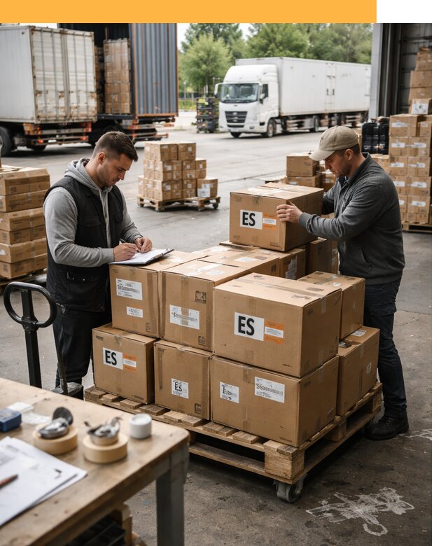 Доставка грузов в Испанию автотранспортом от 35732 руб