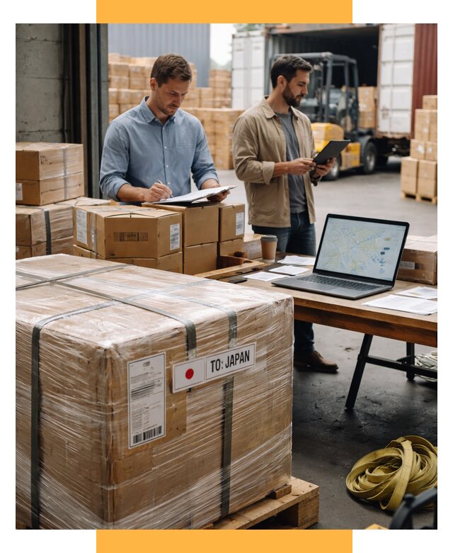 Доставка грузов в Японию от 25523 р., логистика СетСервис-Кра