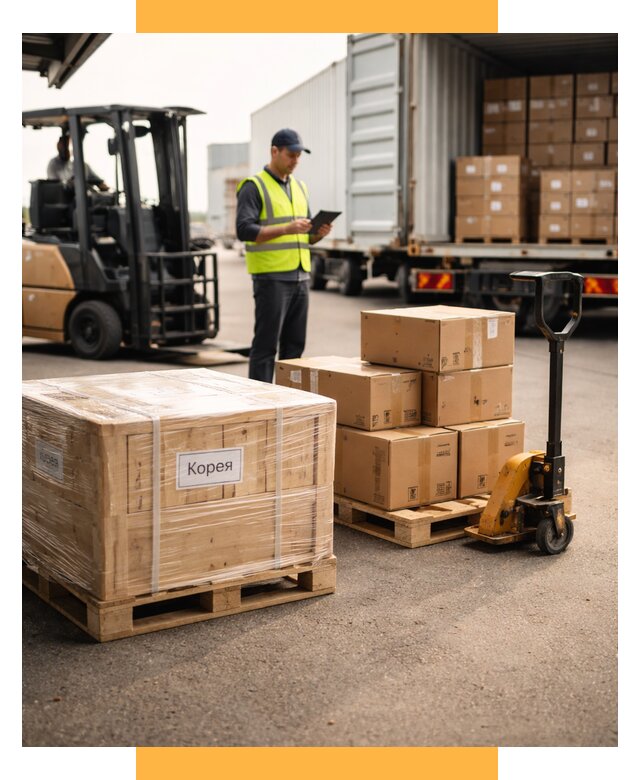 Доставка грузов в Корею из России от 35732 р. | СетСервис-Кра