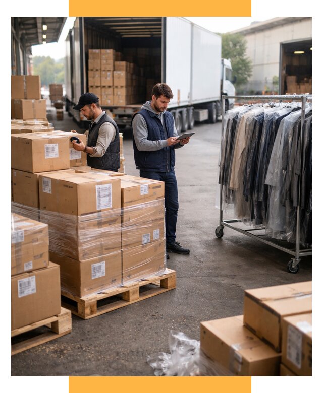 Перевозка и доставка одежды из Китая от 7657 р., СетСервис-Кра