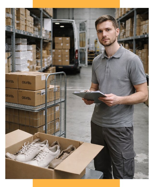 Доставка обуви из Китая и Турции от 4594 р. СетСервис-Кра