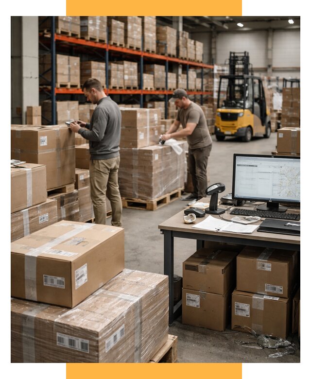 Склад консолидации в Европе от 6636 р., услуги СетСервис-Кра