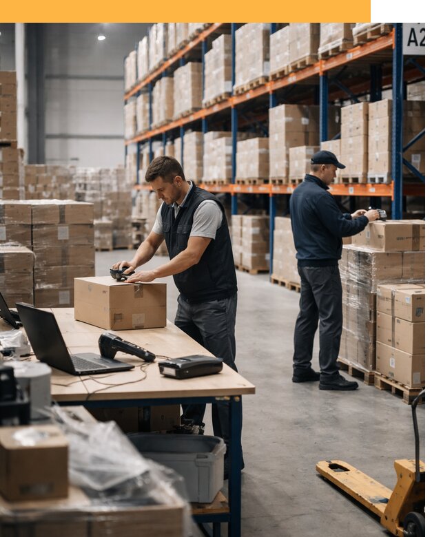 Склад консолидации в Европе: хранение, сортировка от 6636